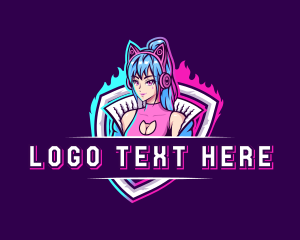 Streamer - Female Gaming Streamer logo design
