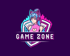 Gaming - Female Gaming Streamer logo design