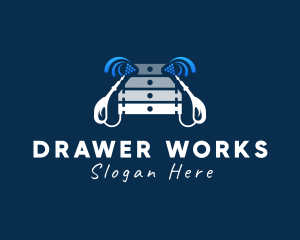 Drawer - Cabinet Furniture Cleaning logo design