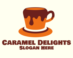 Caramel - Honey Chocolate Coffee logo design