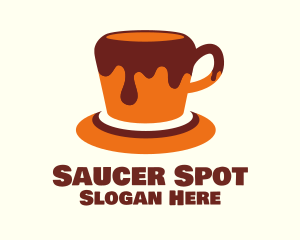 Saucer - Honey Chocolate Coffee logo design