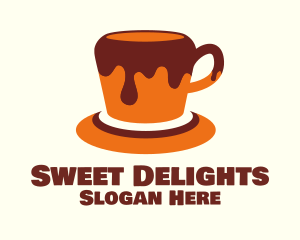 Caramel - Honey Chocolate Coffee logo design