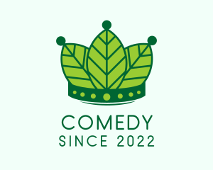 Sprout - Eco Leaf Crown logo design