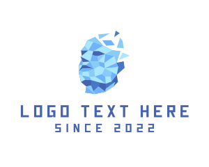 Media - Polygon AI Robot logo design