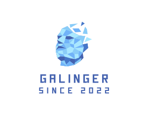 Geometric - Polygon AI Robot logo design