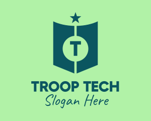 Troop - Star Learning Book logo design