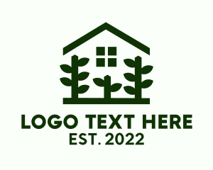 Green Cabin Realtor  logo design