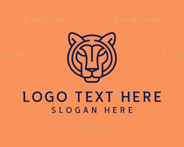 Wild Tiger Animal Logo