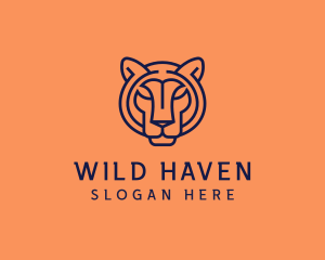 Wild Tiger Animal logo design