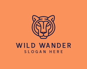 Wild Tiger Animal logo design