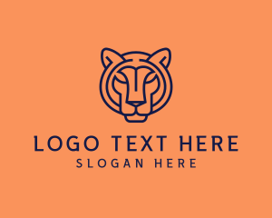 Feral - Wild Tiger Animal logo design