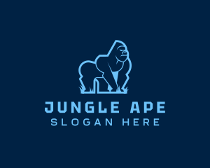 Ape - Gorilla Ape Beast logo design