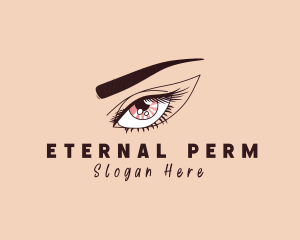 Eyelash Salon Cosmetic logo design