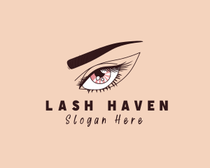 Eyelash Salon Cosmetic logo design