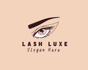 Eyelash Salon Cosmetic logo design