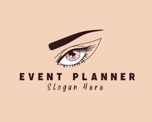 Perm - Eyelash Salon Cosmetic logo design