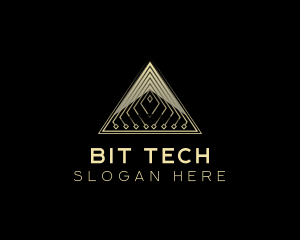 Tech Pyramid Developer logo design