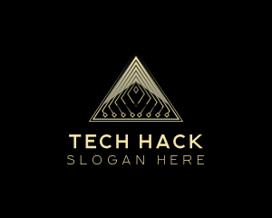 Tech Pyramid Developer logo design