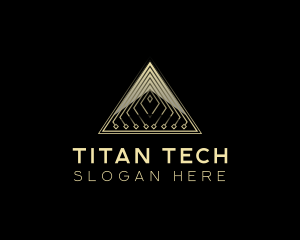 Tech Pyramid Developer logo design