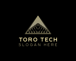 Tech Pyramid Developer logo design