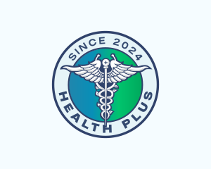 Medical Pharmacy Caduceus logo design