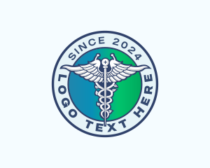 Health - Medical Pharmacy Caduceus logo design