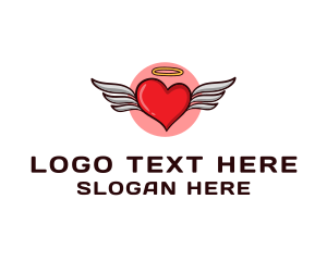 Graphic - Graffiti Angel Heart logo design