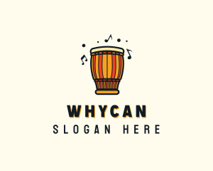 Traditional - African Drum Djembe logo design