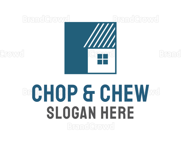 House Roof Stripes Logo