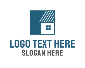 House Maintenance - House Roof Stripes logo design