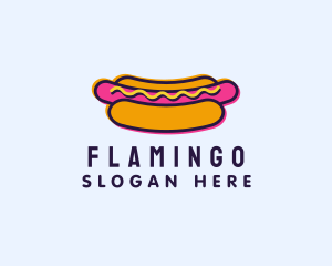 Glitch Hot Dog Diner Logo