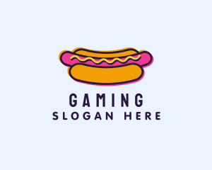 Glitch Hot Dog Diner Logo