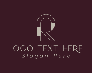Couture - Luxury Fashion Letter R logo design