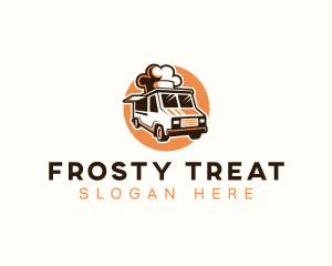 Chef Food Truck Van Logo