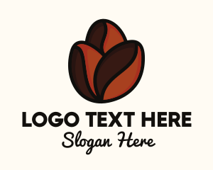 Roasted Coffee Beans Logo