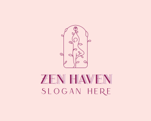 Yoga Holistic Zen logo design