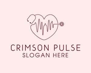 Heart Physician Statoscope logo design