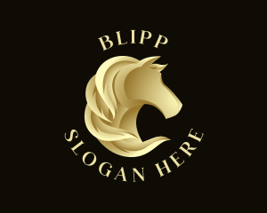 Elegant Horse Mane Logo