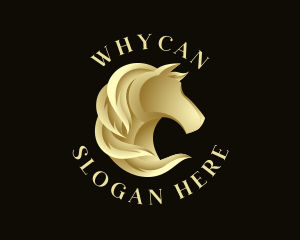 Equestrian - Elegant Horse Mane logo design