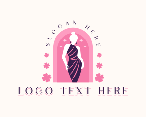 Fashionista Gown Stylist Logo