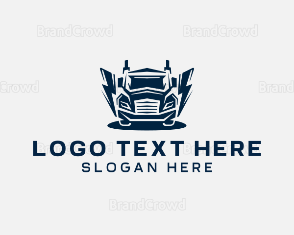 Truck Express Logistics Logo