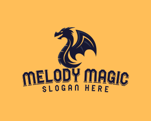 Stream - Monster Dragon Mythology logo design