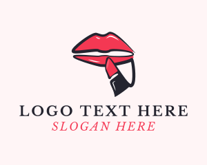 Lipstick - Lipstick Beauty Cosmetics logo design