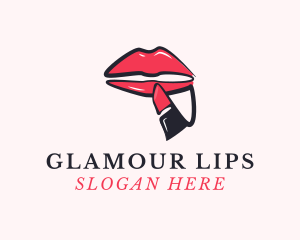 Lipstick - Lipstick Beauty Cosmetics logo design