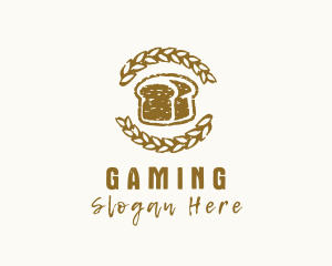 Wheat Loaf Bread Logo