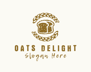 Wheat Loaf Bread logo design