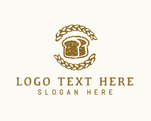 Bakeshop - Wheat Loaf Breakfast logo design