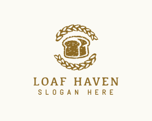 Wheat Loaf Breakfast logo design