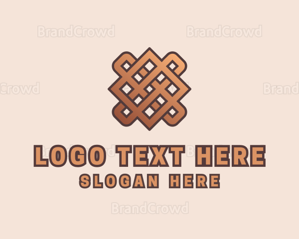 Woven Handicraft Pattern Logo