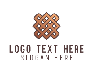 designer logo fabric
